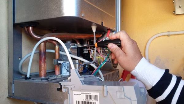 Boiler of geiser installeren