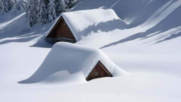Daklekkage door sneeuw en ijs